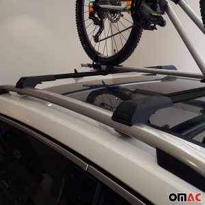 Nissan Pathfinder Roof Rack Cross Bars - Omac - Flybar - Black - '05-'12